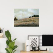 Classic Wheatfield  Landschapskunst Poster (Thuiskantoor)