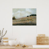 Classic Wheatfield  Landschapskunst Poster (Keuken)