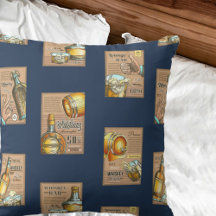 Classic  Whiskey Bar Poster Pattern