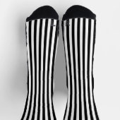 Classic White and Black Stripe Decorative Sokken (Top)