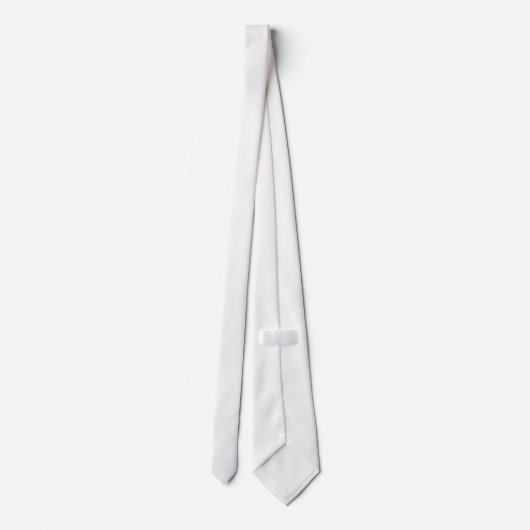 Classic White CUSTOM Stropdas (Achterkant)