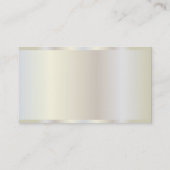 Classic | White Gold Visitekaartje (Achterkant)