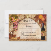 Classic Winery ou Vineyard RSVP Invitation (Devant)