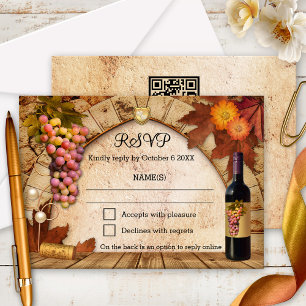 Classic Winery ou Vineyard RSVP Invitation