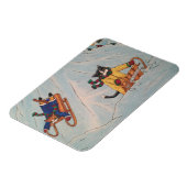 Classic Winter Slaping Magneet (Linkerzijde)