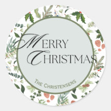 Classic Winter Woodland Waterverf Forest Holiday