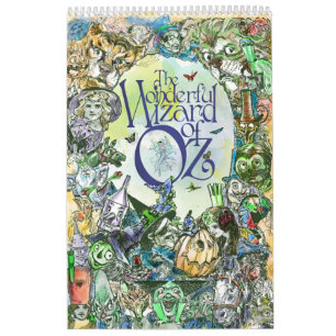 CLASSIC WIZARD of OZ CALENDAR - Om het even welke  Kalender