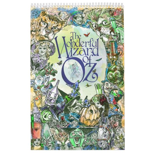 CLASSIC WIZARD of OZ CALENDAR - Om het even welke  Kalender (Hoes)
