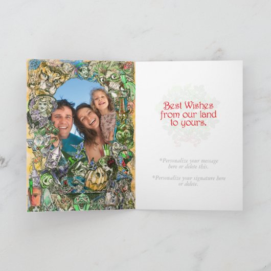 CLASSIC WIZARD OF OZ CHRISTMAS KAART - PERSONALIZE (Binnen)