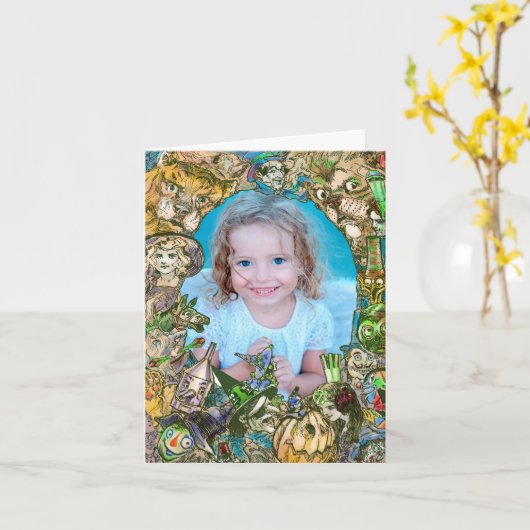 CLASSIC WIZARD OF OZ FRIENDSHIP KAART (Gele Bloem)