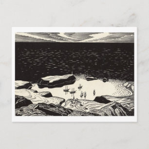 Classic Woodcut Briefkaart