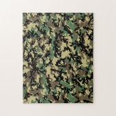 Classic Woodland Camo Puzzle Legpuzzel (Verticaal)