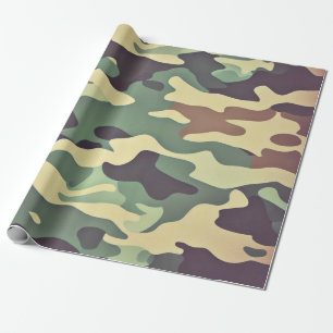 Classic Woodland Camouflage Cadeaupapier