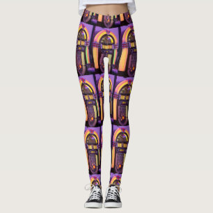 Classic Wurlitzer Jukebox Leggings