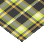 Classic Yellow Black Plaid Pattern Retro Tartan  Tafelkleed (Gekanteld)