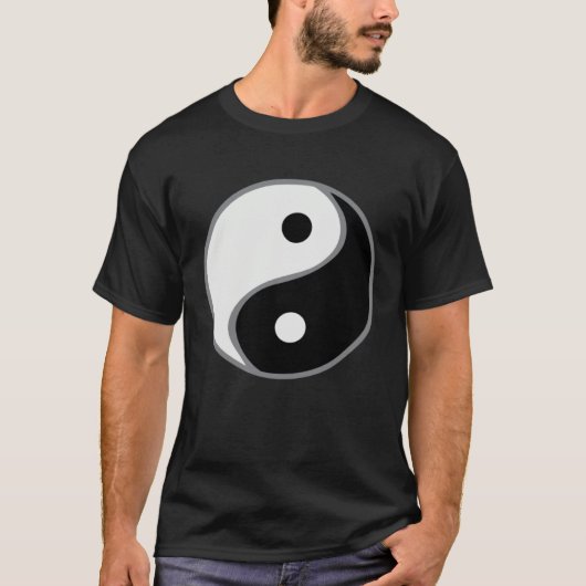 classic yinyang for balance life t-shirt (Voorkant)