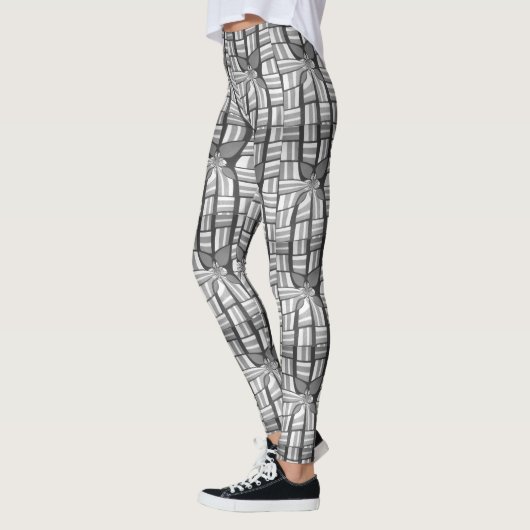 Classic Zebra Lovely Abstract Geometric Patroon Leggings (Links)