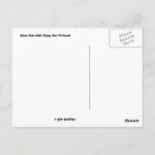 Classic Zippy briefkaart (Achterkant)