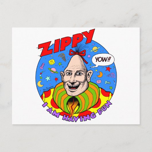 Classic Zippy briefkaart (Voorkant)