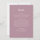 Classical Geometric Mandala Pattern Wedding Kaart (Achterkant)