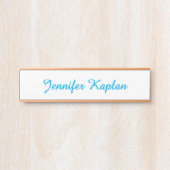 Classical Handwriting Minimalist Professional Deurbordje (Voorkant)