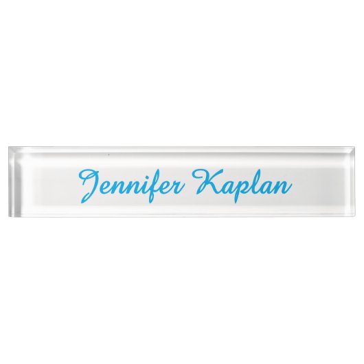 Classical Handwriting Minimalist Professional Naambordje (Voorkant)