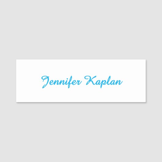 Classical Handwriting Minimalist Professional Naamplaatje (Voorkant)