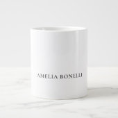 Classical Minimalist Professional Plain Extra Grote Beker (Voorkant)