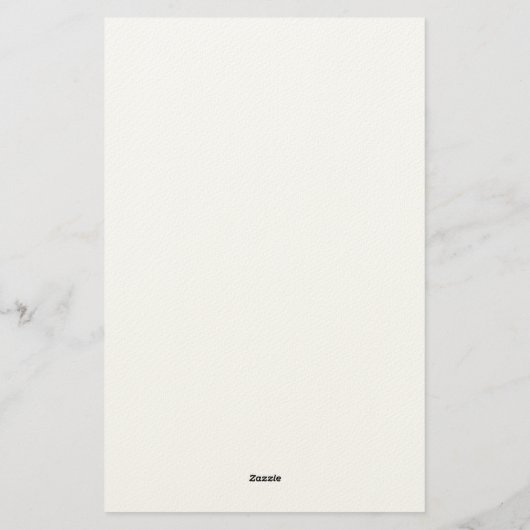 Classical Professional Creative Plain Black White Briefpapier (Achterkant)