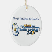 ClassicChristian247.com Circle Ornament (Rechts)