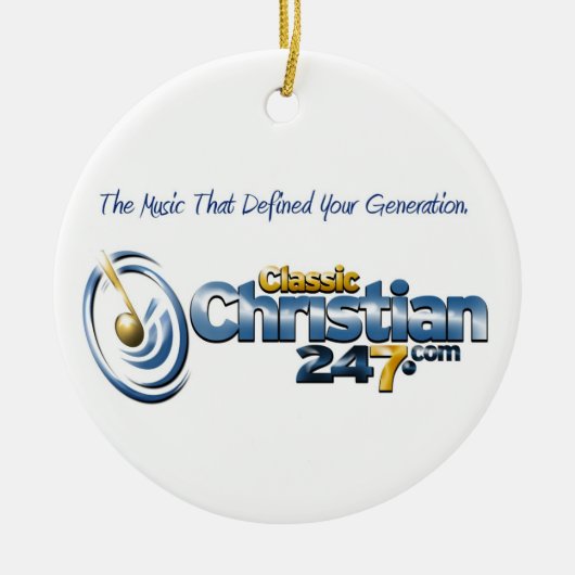 ClassicChristian247.com Circle Ornament (Voorkant)
