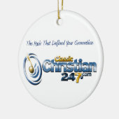 ClassicChristian247.com Circle Ornament (Links)