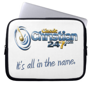 ClassicChristian247.com-laptoptas Laptop Sleeve