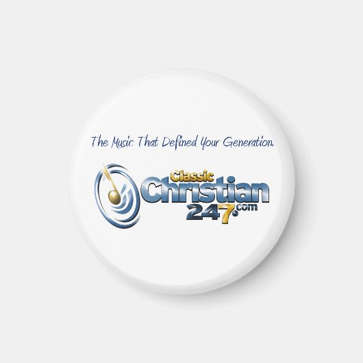 ClassicChristian247.com Magnet (Devant)