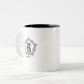 ClassicFrame  diner Restaurant Tweekleurige Koffiemok (Voorkant links)