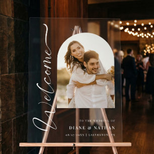 Classieux Bienvenue au mariage Panneau photo perso