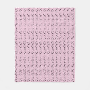 Classificatiehandschrift met minimale namen fleece deken