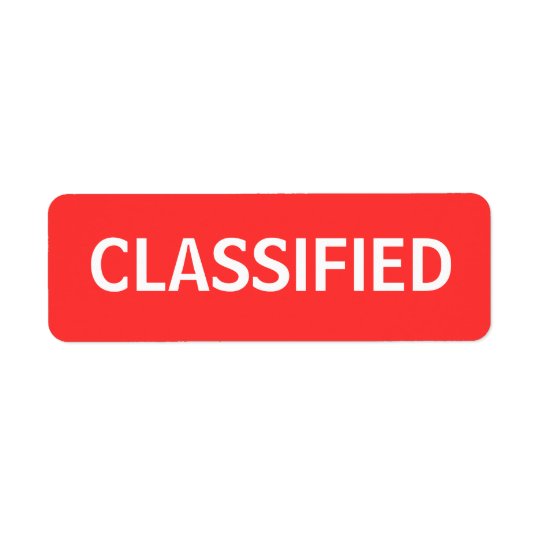 classifié étiquettes d’adresse retour