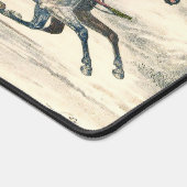 Classique 1853 Promenade en traîneau Currier Ives  (Coin)