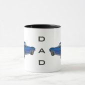Classique 1963 Corvette Bleue DAD Coffee Mug (Centre)