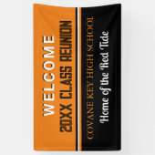 Classique ! Bannière Réunion personnalisée Classe (Vertical)