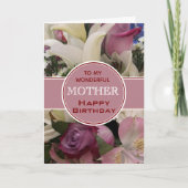 Classique ! Carte d'anniversaire pour Mère (Devant)