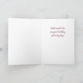 Classique ! Carte d'anniversaire pour Mère (Intérieur)