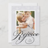 Classique | Carte photo de vacances (Devant)