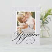 Classique | Carte photo de vacances (Debout devant)