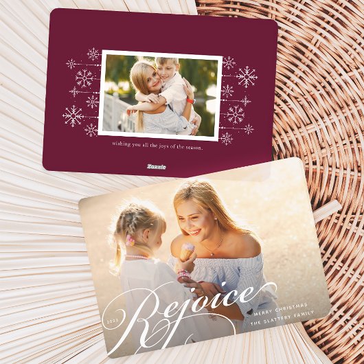 Classique | Carte photo de vacances