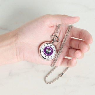 CLASSIQUE! 🕰️ Collier argent Montre cadeau person