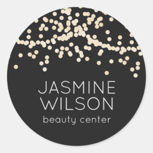 Classique Confetti   Sticker personnalisé minimali