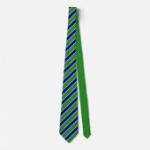 Classique Cravate Vert Forêt Navy pour la Fête des (Devant)