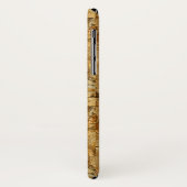 Classique d'élégance dans le coque iphone Brown (Dos/Gauche)